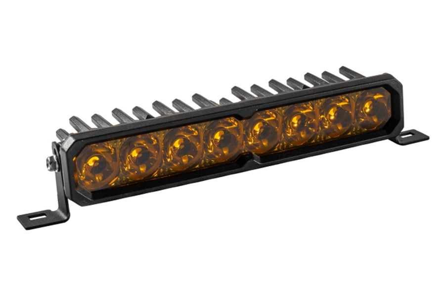 Diode Dynamics SS10 SAE/DOT Yellow LED Light Bar (Single)