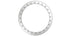 AEV DualSport Wheel Replacement Beadlock Ring, M8, Silver, view 2