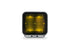DV8  3in Elite Cube Series LED Amber Pod Light - Single Pod, No Wiring Harness