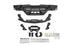 Jeep Wrangler JL & Gladiator JT DV8 Spec Series Front Bumper