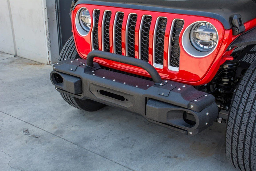 Jeep Wrangler JL & Gladiator JT DV8  Modular Front Bumper w/Bull Bar