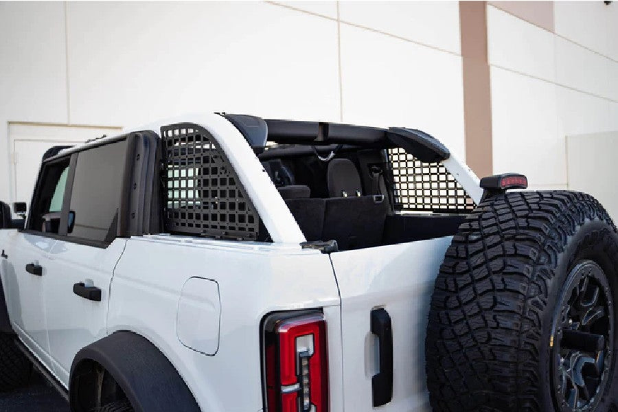 DV8  Rear Window Molle Panels - 2021+ Ford Bronco 4dr