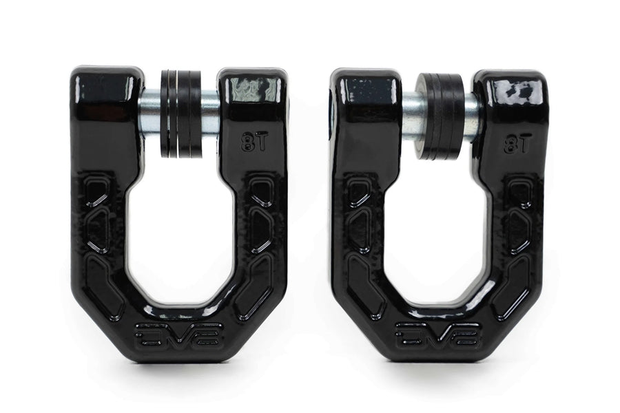 DV8  Elite Series D-Rings, Black - Pair