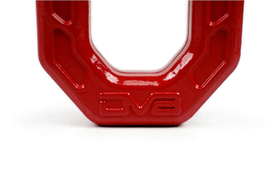 DV8 Elite Series D-Ring Shackles - Pair - Red