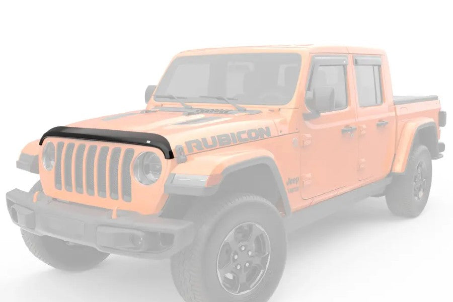 Jeep Wrangler JL & Gladiator JT EGR USA Superguard Hood Guard, Dark Smoke Finish | 305251