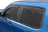 2022+ Ford Maverick Crew Cab EGR USA In-Channel Front and Rear Window Visor Set - Dark Smoke Finish