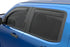 2022+ Ford Maverick Crew Cab  EGR USA In-Channel Front and Rear Window Visor Set - Matte Black Finish | 573595