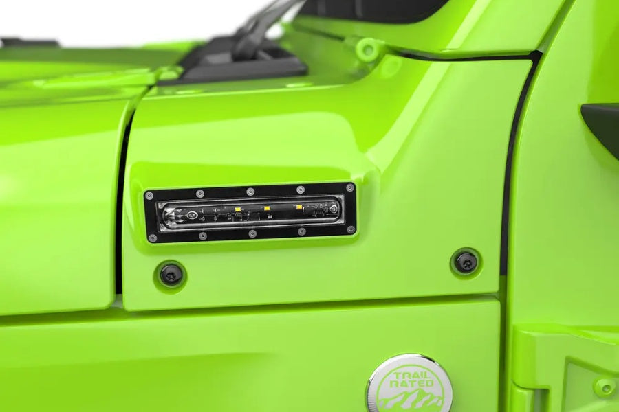 EGR USA VSL Jeep Side LED Lights - Gecko Green - JL/JT