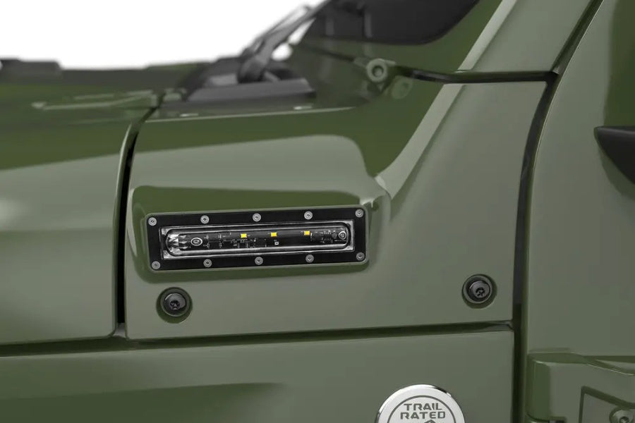EGR USA VSL Jeep Side LED Lights - Sarge Green - JL/JT