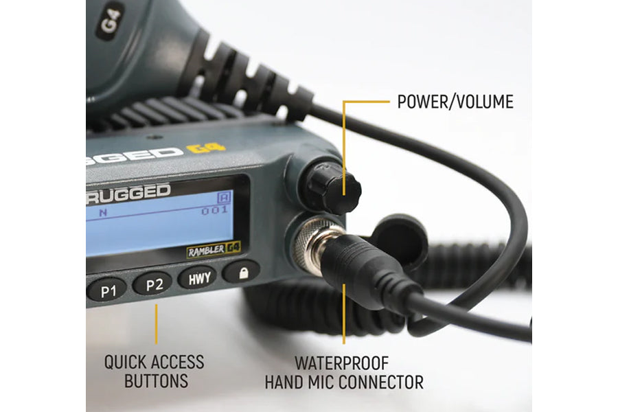 Rugged Radios Rugged Rambler G4 GMRS Mobile Radio