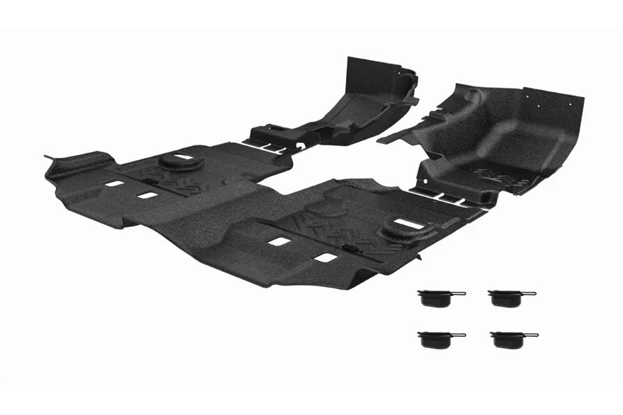 Jeep Wrangler JK 4-Door ArmorLite Front and Rear Flooring Kit, Mesa Smoke