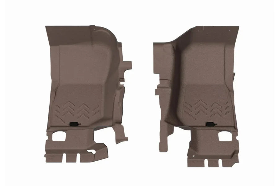 Jeep Wrangler JK 4-Door ArmorLite Front Flooring Set, Desert Khaki