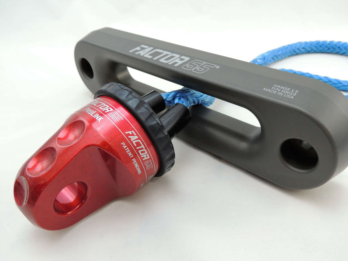 Factor 55 ProLink Winch Shackle Mount - Blue