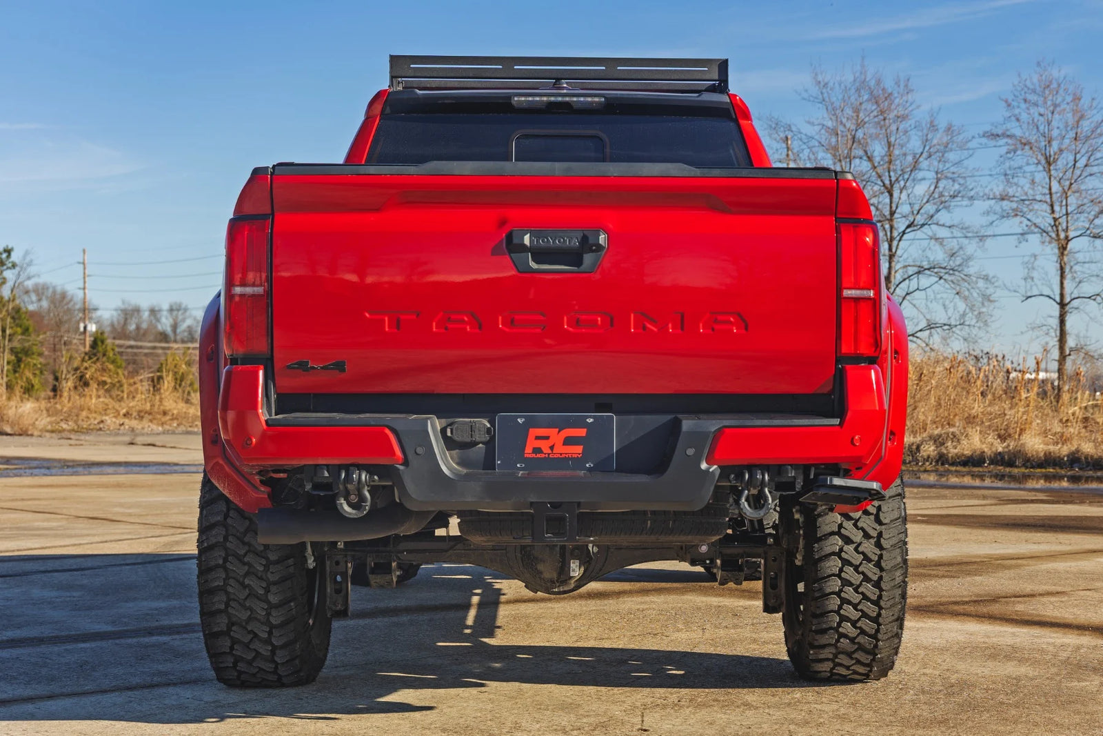 2024-25 Toyota Tacoma Rough Country Manual Pull Retractable Bed Step