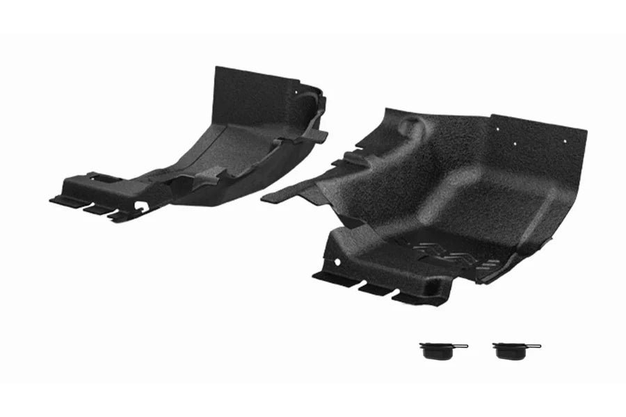 Jeep Wrangler JK 4-Door ArmorLite Front Flooring Set, Mesa Smoke