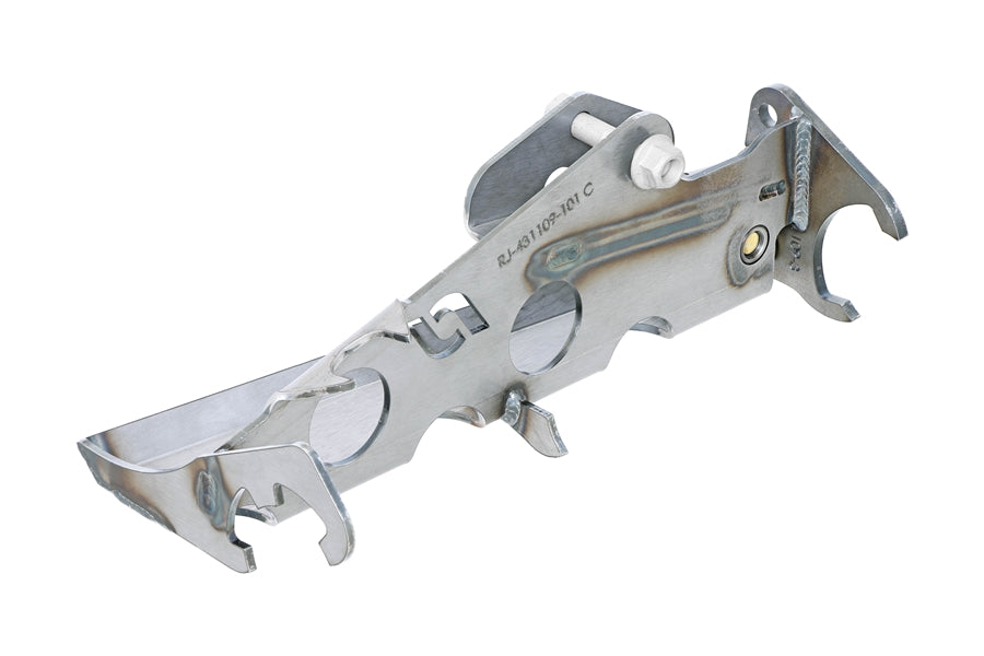 2007-18 Jeep Wrangler JK RockJock Currectlync High Steer Trac Bar Relocation and Ram Assist Mount