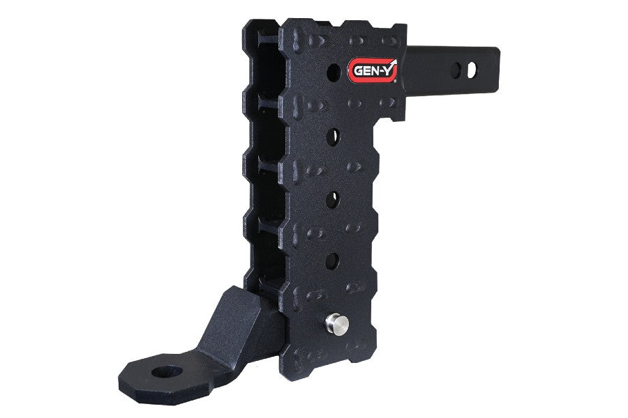 GEN-Y Hitch Rebel Standard Drop Hitch w/ Ball Mount - 2in Shank, 7in Drop