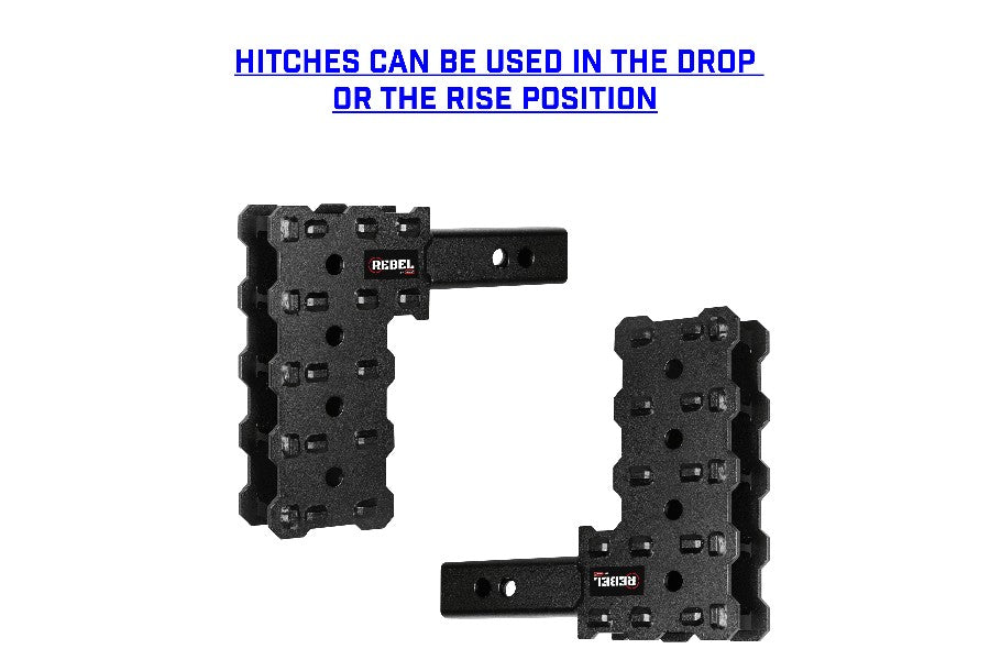 GEN-Y Hitch Rebel Economy Drop Hitch w/ Standard Ball Mount - 2in Shank, 7in Drop