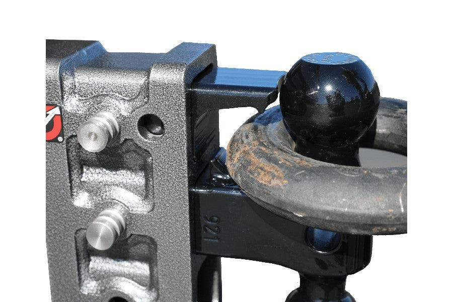 GEN-Y Hitch Mega Duty Drop Hitch w/ Ball Mount and Pintle Lock - 2in Shank, 5in Drop