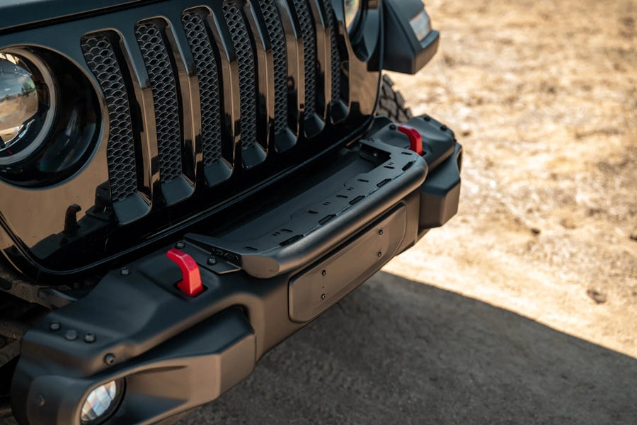 Jeep Wrangler JL DV8 Push Bar for Mopar Rubicon Steel Bumper