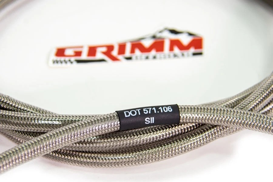 Grimm Offroad Stainless Steel Braided Air Hose, 80-inch
