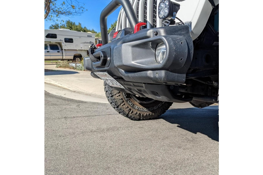 Jeep Wrangler JL & Gladiator JT Grimm Offroad Front License Plate Mount