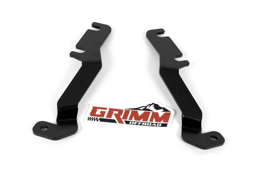 Grimm Offroad Hood Hinge Light Bracket Kit - Tacoma