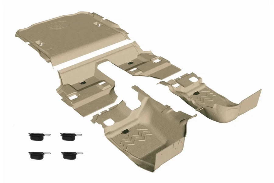 Jeep Wrangler JK 2-Door ArmorLite Complete Full Floor Kit - Desert Khaki