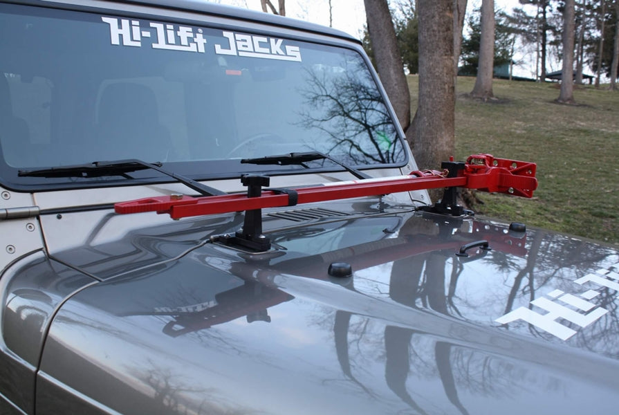 2013+ Jeep Wrangler JL, JK & Gladiator JT Hi-Lift Hood Mount