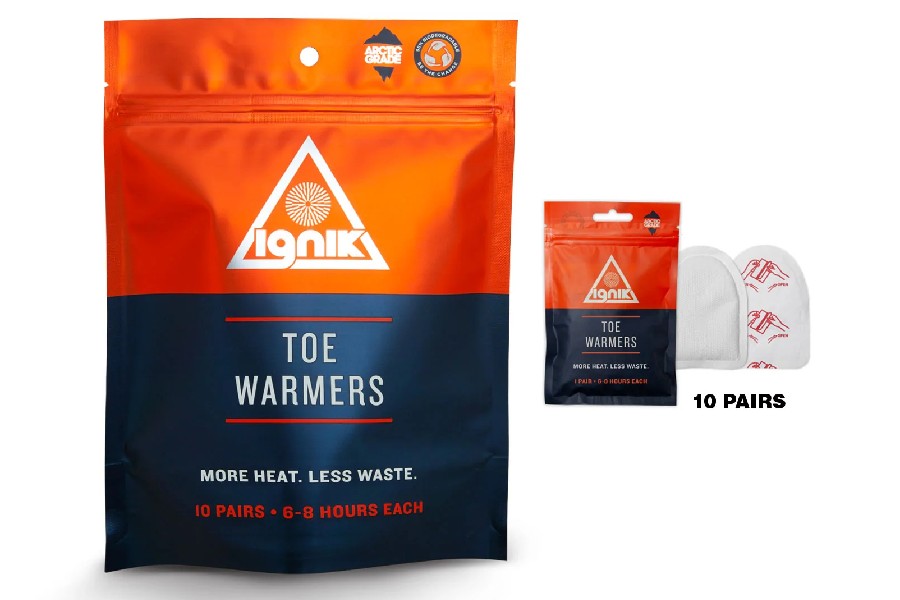 Ignik Outdoors Toe Warmers 10 Pair Multi-pack