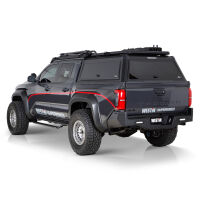 Jeep Gladiator JT Westin EXP Truck Cap w/ Solid Front Glass - Matte Black