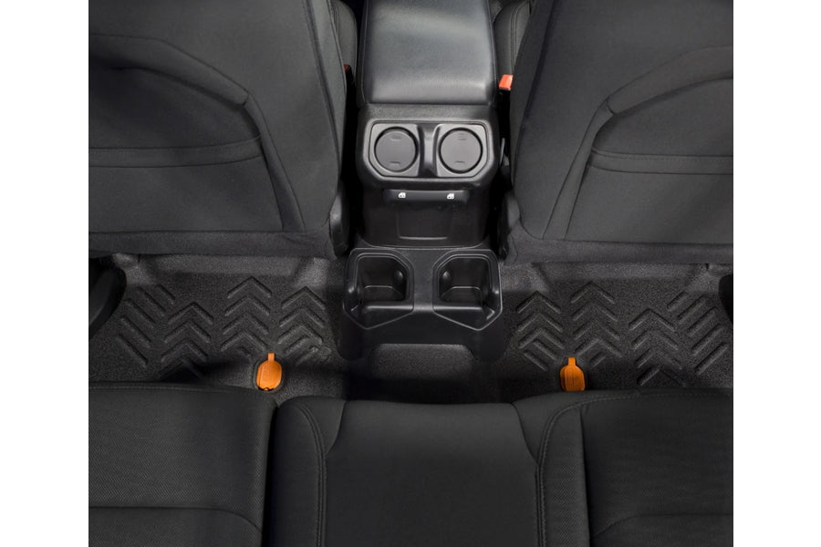 Jeep Wrangler 4XE ArmorLite Front and Rear Flooring Kit - Mesa Smoke