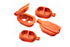 ArmorLite Drain Plug Kit, Orange - 4pcs