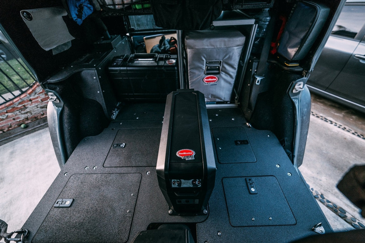 2007-18 Jeep Wrangler JK 4dr - Second Row Seat Delete Plate System