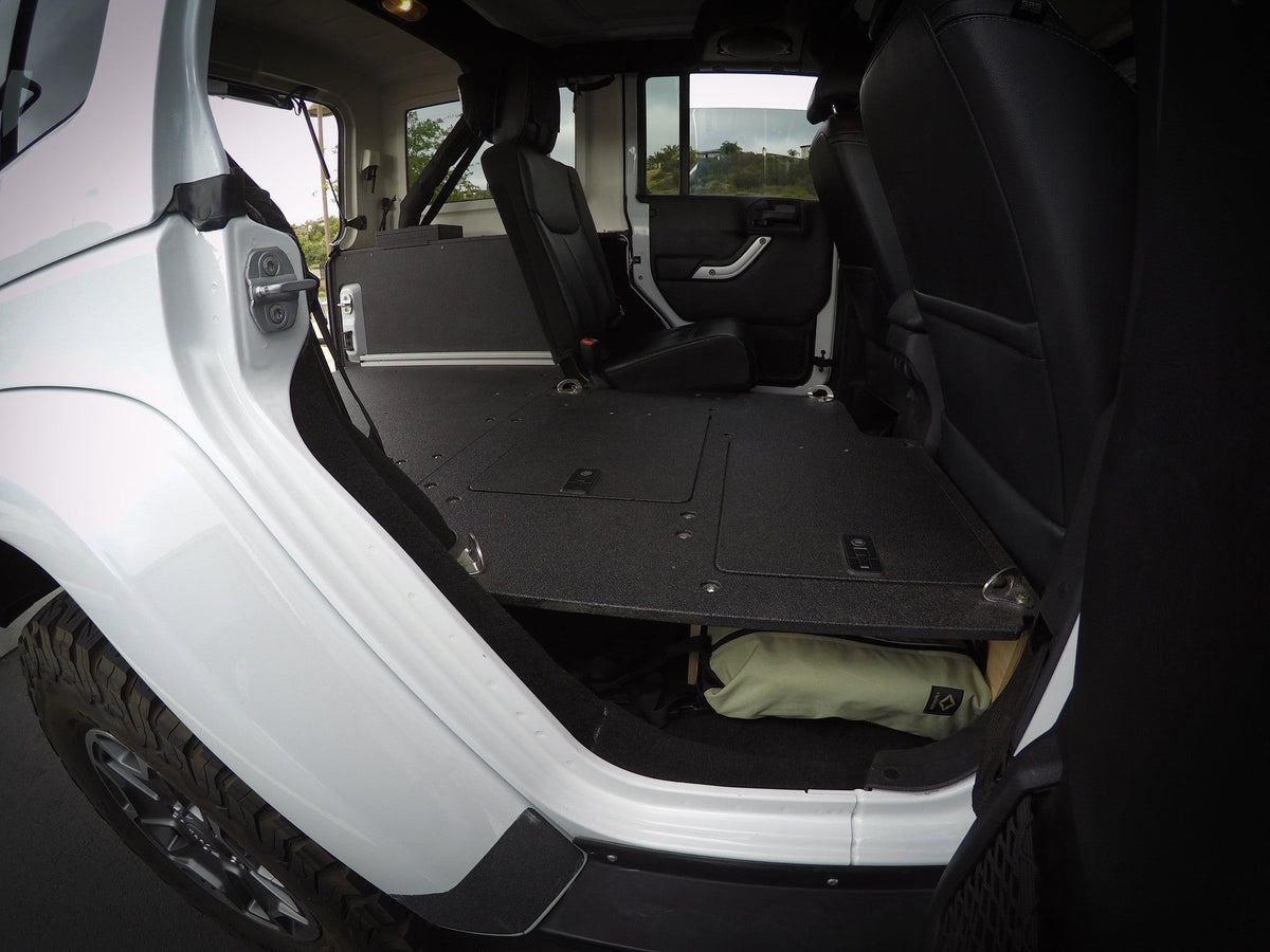 2007-18 Jeep Wrangler JK 4dr - Second Row Seat Delete Plate System