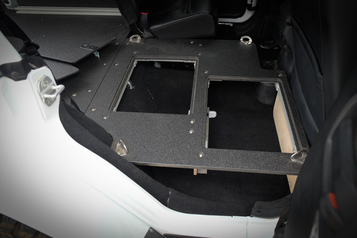 2007-18 Jeep Wrangler JK 4dr - Second Row Seat Delete Plate System