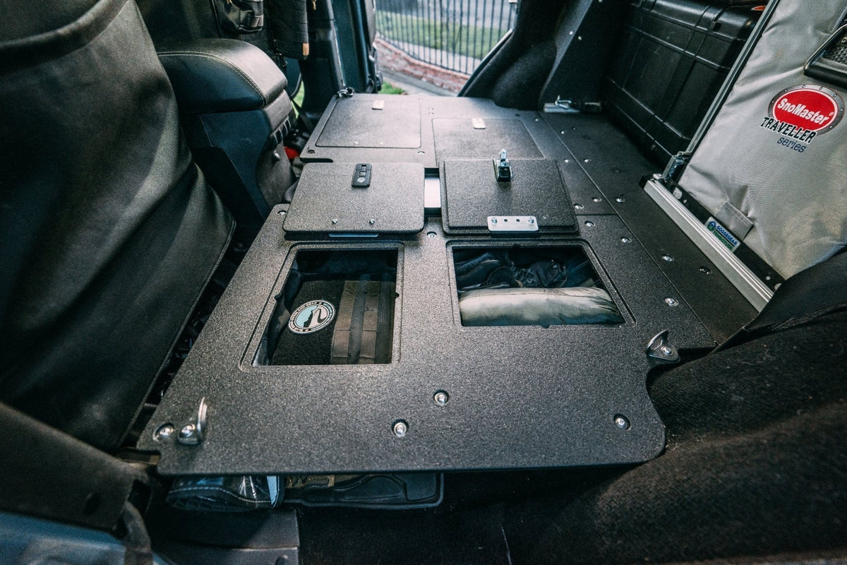 2007-18 Jeep Wrangler JK 4dr - Second Row Seat Delete Plate System
