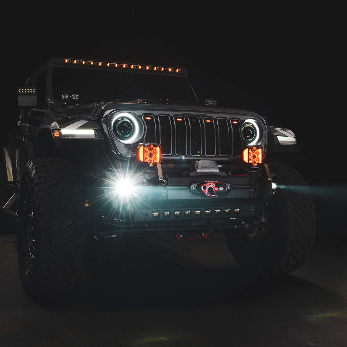 Jeep Wrangler JK 2007-2018, JL 2018-2025 & Gladiator JT 2020-2025, ORACLE Lighting Lensless LED Fog Lights, 20W, view 7