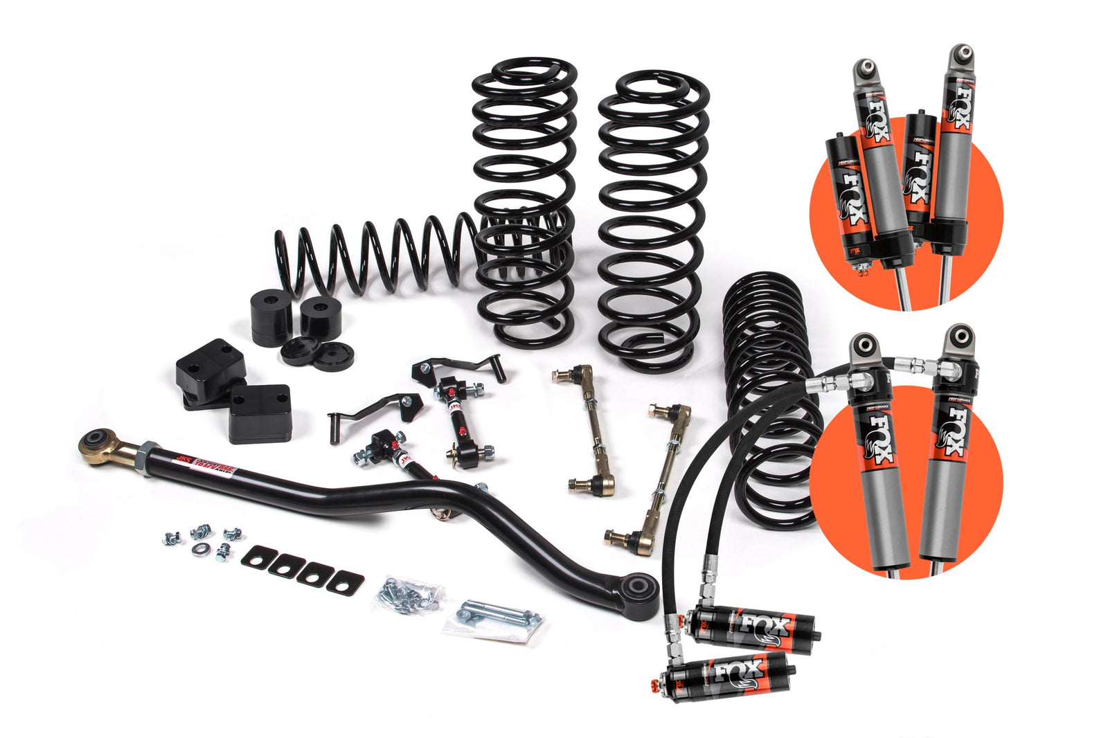 Jeep Wrangler JL 4-Door JKS J-Venture HD Coils w/J spec Shocks 3.5in Lift Kit  | JSPEC120K