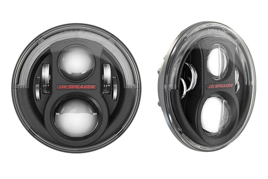 JW Speaker 8700 Evolution J2 Headlight Kit - Black Bezel - JK