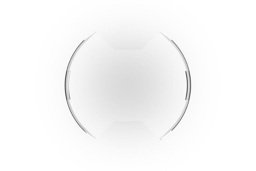 KC HiLiTES SlimLite 8in LED Light Shield - Clear