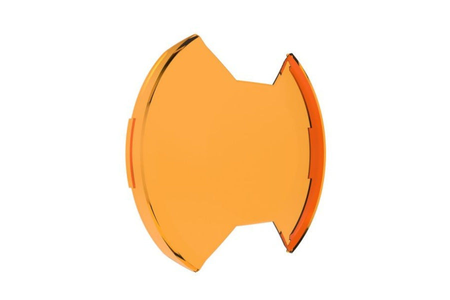 KC HiLiTES SlimLite 8in LED Light Shield - Amber