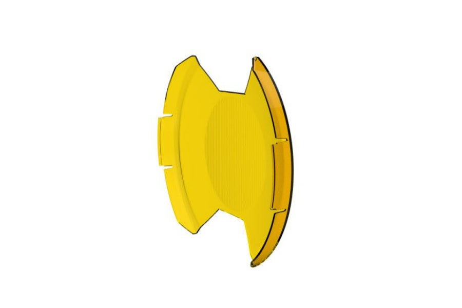 KC HiLiTES SlimLite 8in LED Light Shield - SAE Driving, Yellow