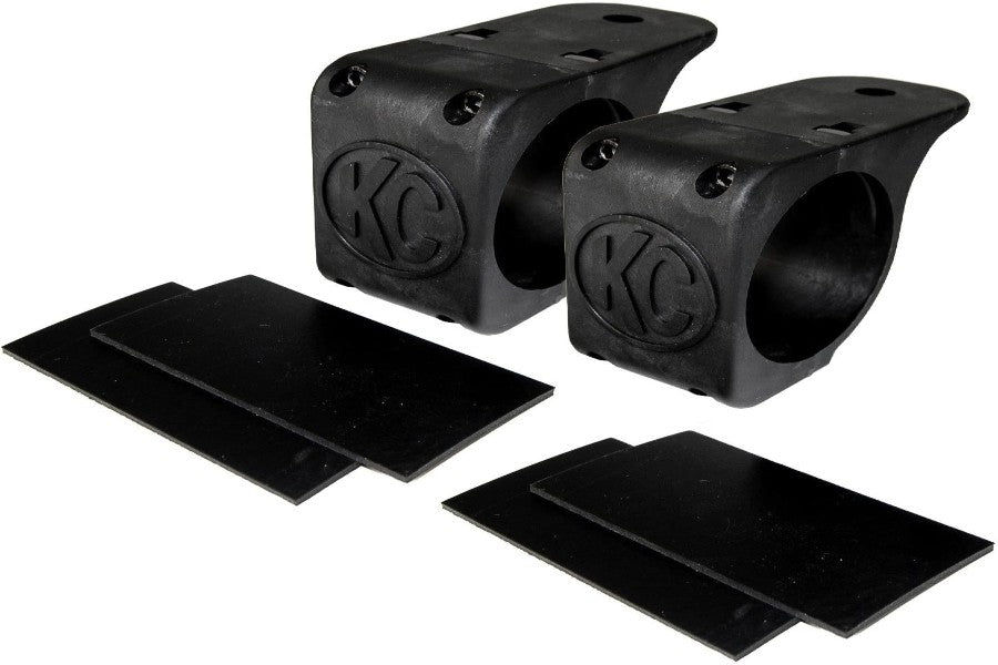 KC HiLiTES Universal Tube Clamp-Mount Bracket Set For 2.75