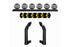 KC HiLiTES 50in KC Xross Bar Overhead Slimlite LED Light System - JK