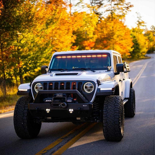 Jeep Wrangler JL, JK & Gladiator JT KC HiLites FLEX ERA 3 Dual Mode SAE Fog Lights