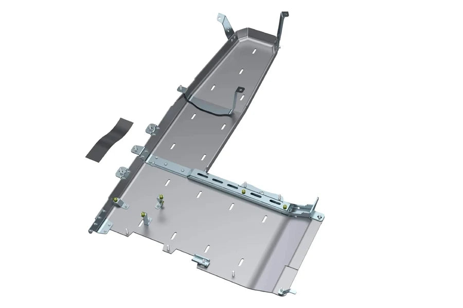 Jeep Wrangler JL 4xe Artec Industries T-Case & Fuel Skid Plate - Bare
