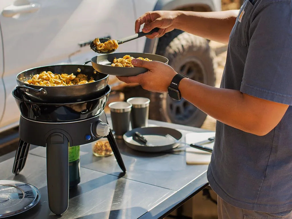 Front Runner Outfitters Safari Chef 30 HP/ Portable 5 Piece/ Gas Barbeque/ Camp Cooker