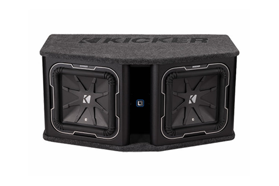 Kicker Dual 12in L7 2ohm Loaded Subwoofer Enclosure