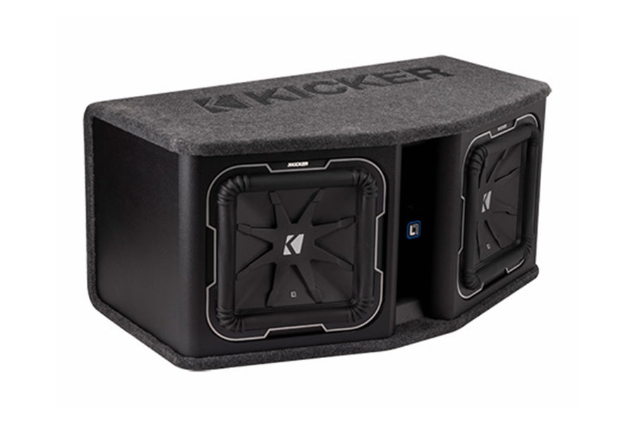 Kicker Dual 12in L7 2ohm Loaded Subwoofer Enclosure